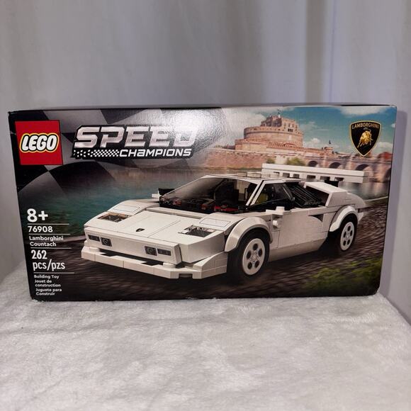 LEGO Speed Champions Lamborghini Countach 76908- 262 Pcs Building Set NEW - Picture 1 of 7